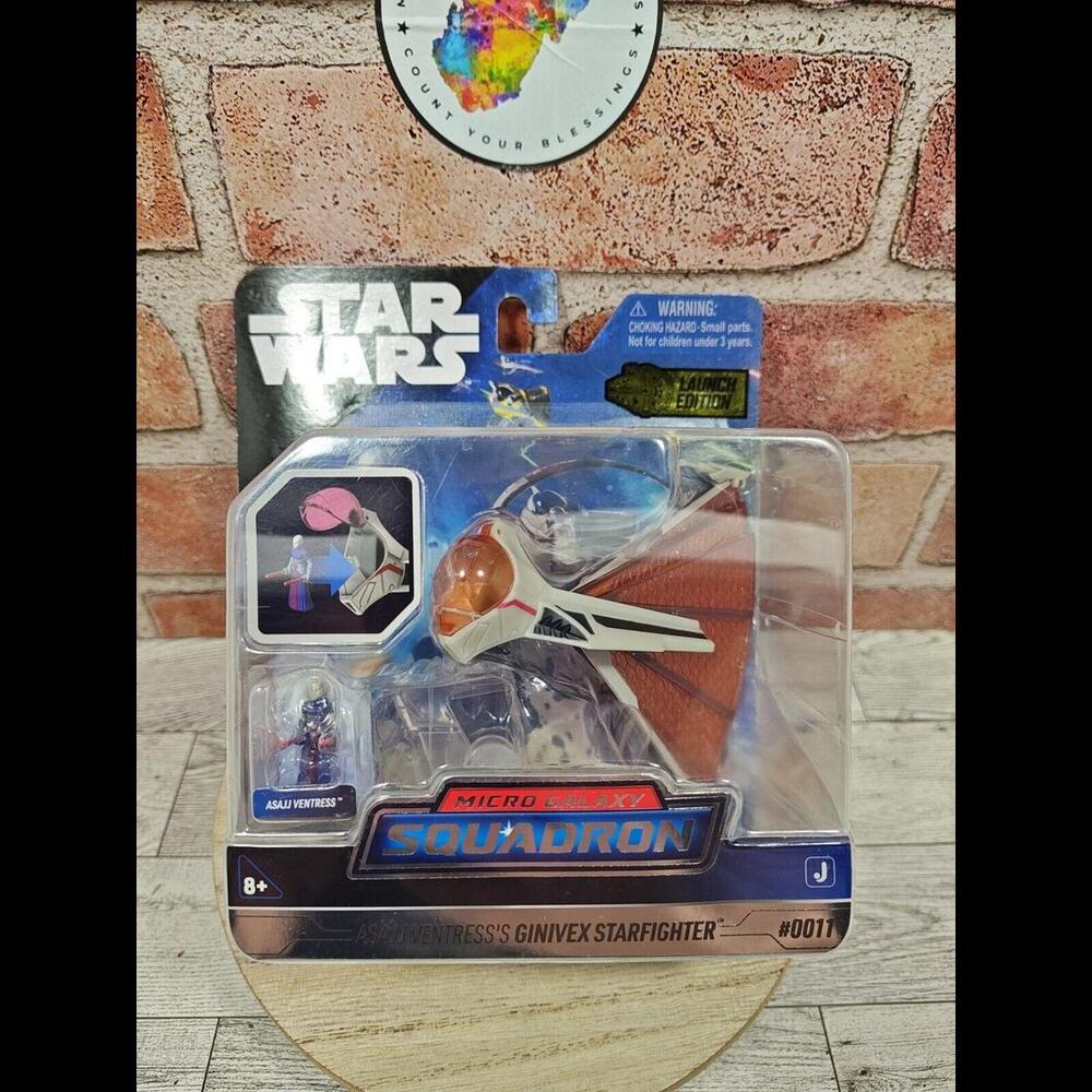 Star Wars Micro Galaxy Squadron Asajj Ventress’s Ginivex Starfighter #0011